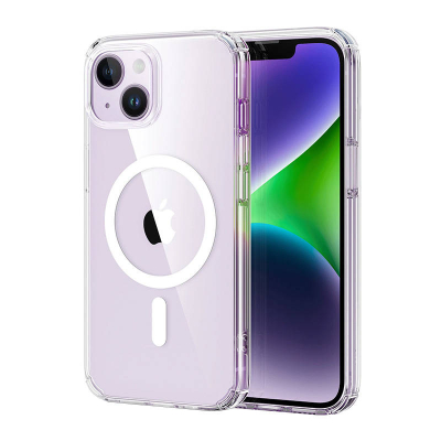 Mbrojtëse telefoni ESR Krystec HaloLock, MagSafe, për iPhone 14 Plus, transparente
