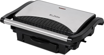 Toster Eldom GK120, i zi / argjendtë