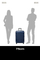 Valixhe Hard Me 4 Rrota Samsonite C-Lite 75/28 Ngjyrë Netë Blu