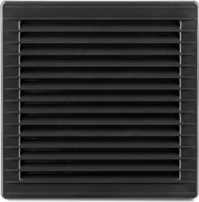 Grilë ventilimi AirRoxy, me rrjetë, 17x17 cm, Ø150 mm, grafit