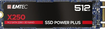 Disk SSD Emtec X250, 512GB, M.2 2280 SATA III