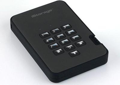 Disk i jashtëm iStorage diskAshur2, 500GB, AES 256 bit, i zi