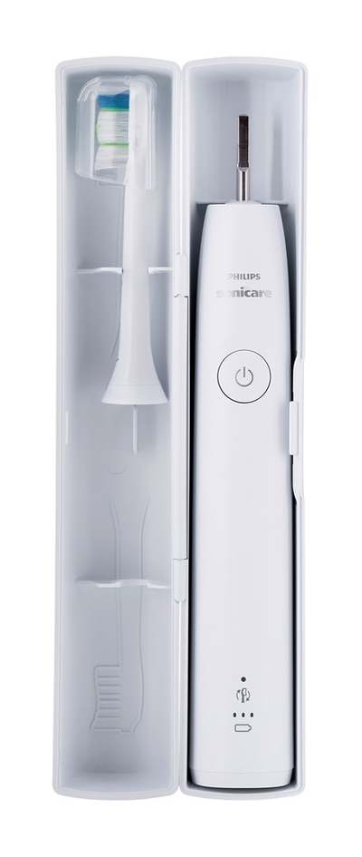 Furçë dhëmbësh elektrike Philips Sonicare Series 5300 HX7109/01, 2 nivele intensiteti, kontroll presioni, e bardhë