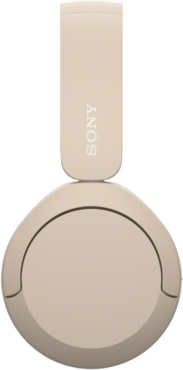 Безжични слушалки Sony WH-CH520, беж