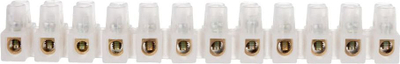 Shirit terminal EM Group Z1225, 12 pole, 2.5mm², i bardhë