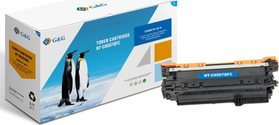 Toneri G&amp;G HP CE401A CRG732C CRG332C, cyan, 6000 faqe