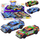 Makina lodër XS06 Race Car Friction Drive, me drita edhe zëra, portokalli edhe blu