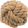 Lodër për qen Trixie BE NORDIC Rope Ball, top me litar 18 cm, poliestër, bezhë