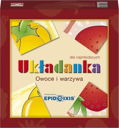 Puzzle druri frutat dhe perimet, edukativ, shumëngjyrëshe