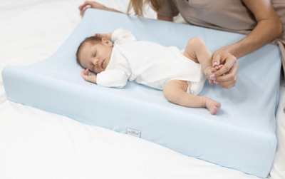 Mbulesë dysheku për ndërru kalamanë BabyMatex BAMBOO, 50 x 80 cm, e bardhë