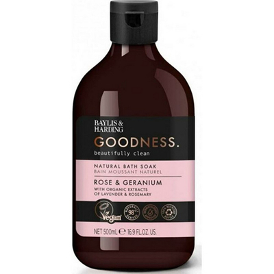Shkumë për vaskë Baylis & Harding Goodness Rose and Nutmeg, 500 ml