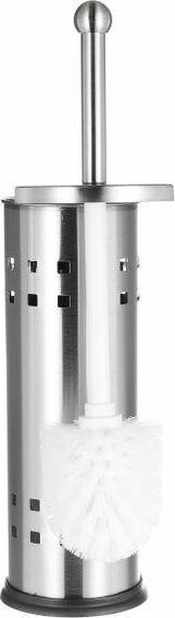 Furçë tualeti Feniks E06, çelik inox, për mbajtje në dysheme, inox satin