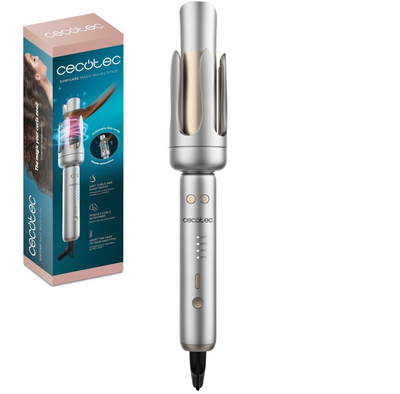 Автоматско виткач за коса Cecotec SurfCare Magic Waves Style, 4 температури 160º 220º, со кабел