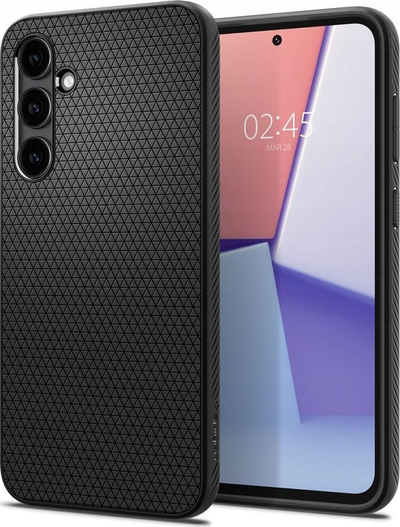 Këllëf telefoni Spigen Liquid Air për Samsung Galaxy S23 FE, TPU, i zi mat