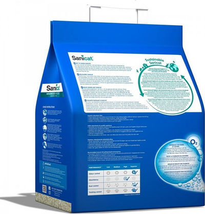 Rërë higjienike për mace Sanicat Advanced Hygiene, 5 L, pa aromë