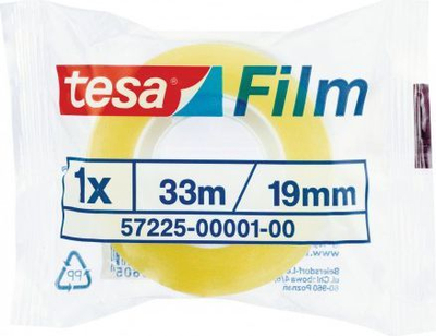 Tesa Стандардна Леплива Лента, 19 mm x 33 m, Транспарентна