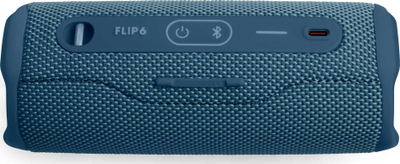 Altoparlant Bluetooth JBL Flip 6, portativ, rezistent ndaj ujit, blu