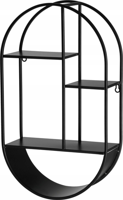 Raft muri 4Living Siiri Oval, 35 x 60 cm, metal, i zi