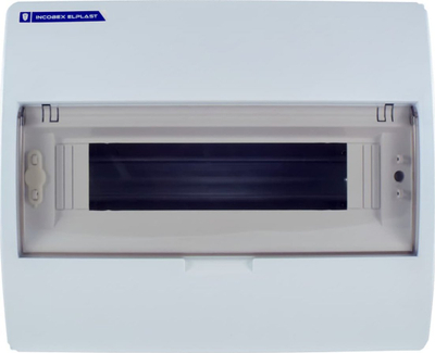 Kuti shpërndarëse modulare Incobex ENE-00347, 12 module, IP40, kapak i tymosur