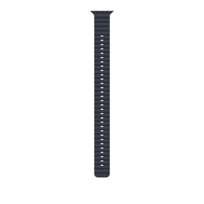 Apple Watch 49mm Band, Navy Ocean Band Extension, Natural Titanium Finish