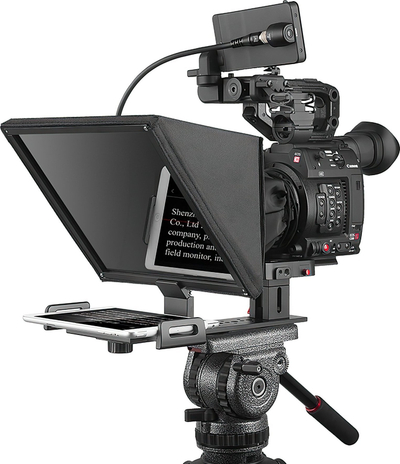 Телепромптер Desview T12, за DSLR камера и смартфон, црн
