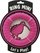 Lodër për qen Kiwi Walker TPR Rubber Ring, unazë 13 cm, rozë