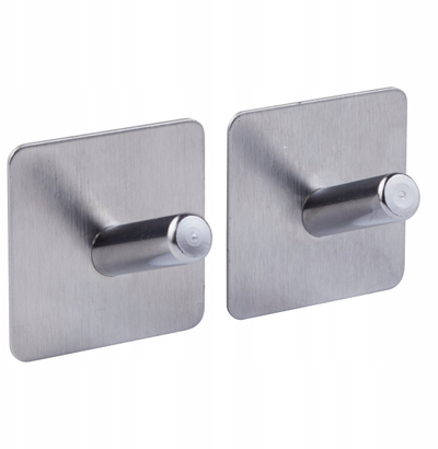 Set grepash vetëngjitës 5five Simply Smart Self STIKY, 2 copë, çelik inox, argjendtë