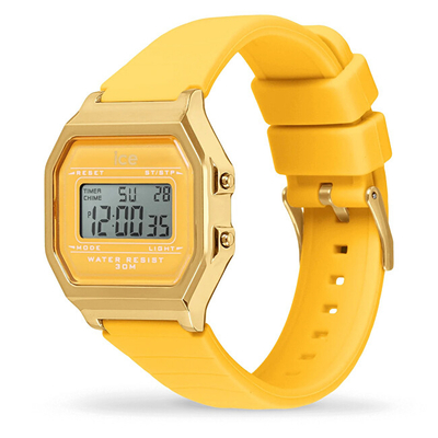 Orë dore për femra Ice Watch ICE Digit Retro Light Pineapple 022053, e verdhë