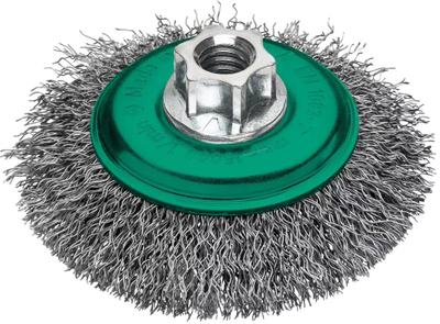 Furçë teli e pjerrët Milwaukee 4932501749, inox 0.35mm, 100mm M14