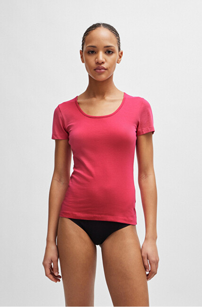 Maicë për femra HUGO - Hugo Boss 2 PACK, me prerje të rregullt 50469660-964