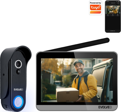 Domofon pa tela EVOLVEO DoorPhone W7, monitor 7", WiFi, argjendtë