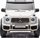 Makina elektrike për kalamaj Mercedes G63 XXL, 4x4, me bateri, e bardhë