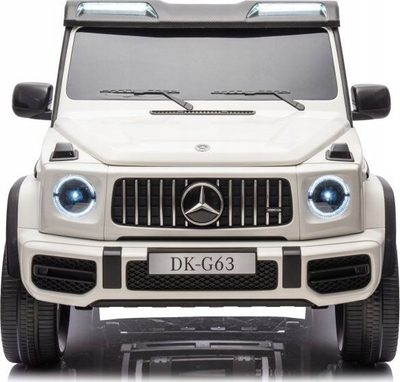 Makina elektrike për kalamaj Mercedes G63 XXL, 4x4, me bateri, e bardhë