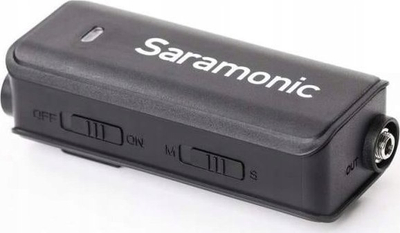 Mikrofon lavalier Saramonic LavMic, me mikser 2 kanale, për DSLR dhe smartphone, i zi