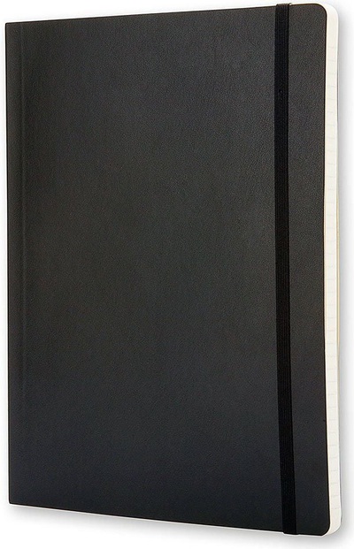 Fletore Moleskine Classic XL, 19x25 cm, me vija, e zezë