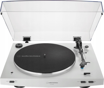 Gramafon Audio Technica ATLP3XBT, automatik me rrip, me Bluetooth, i bardhë