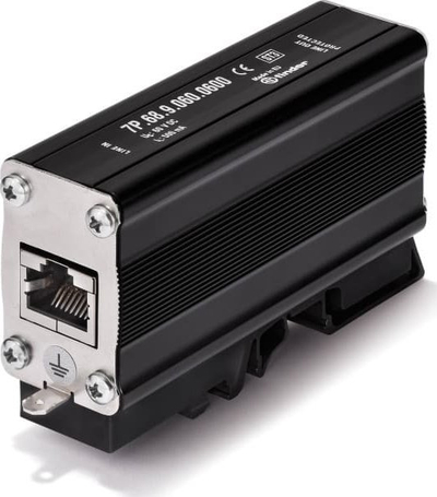 Mbrojtës rrjeti Ethernet Finder 7P.68.9.060.0600, Category 6, RJ45, i zi