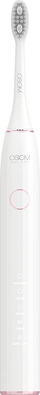 Електрична сончна четка за заби OSOM Oral Care Sonic Electric Toothbrush, со полнила батерија, со сензор за притисок, бела