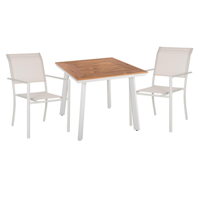 Set kopshti polywood alumini (HM11833), bardhë