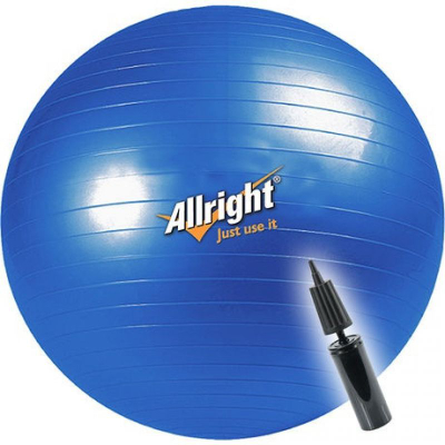 Top për ushtrime Allright FE07013, 85cm, i kaltër