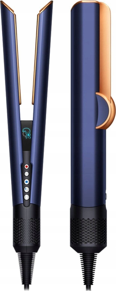 Преса за коса Dyson Airstrait HT01, сушење и израмнување, сина и бакарна