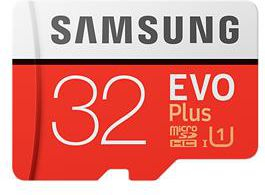 Kartë memorie Samsung Evo Plus MicroSDHC, 32 GB, klasa 10, UHS-I / U1 