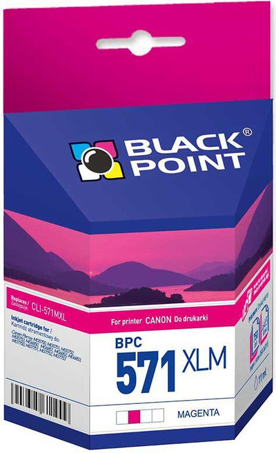 Ngjyrë për printer Black Point, për Canon CLI- 571XLM (BPC571XLM)