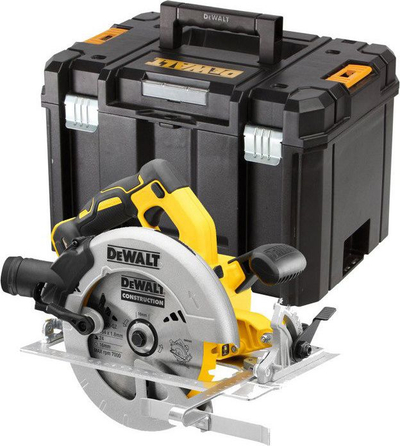 Sharrë rrethore me bateri Dewalt DCS570NT, 18V, teh 184mm, e verdhë