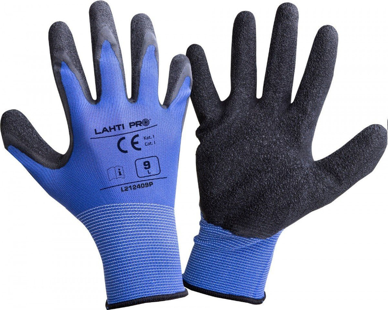 Doreza mbrojtëse Lahti Pro L212411W, madhësia 11, set 12 copë, blu e zezë