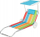 Karrocë plazhi Aktive Beach Cart Lounger, 2 në 1, alumini, jeshile