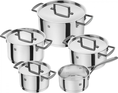 Set tenxheresh Zwilling Bellasera, 5 pjesë, çelik inox, argjendtë