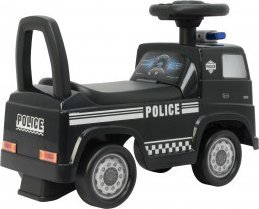 Makina kalëruese Milly Mally Mercedes-Benz Actros Police, për fëmijë 12m+, e zezë