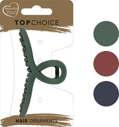 Kapëse flokësh TOP CHOICE 26881, plastike, ngjyra të përziera
