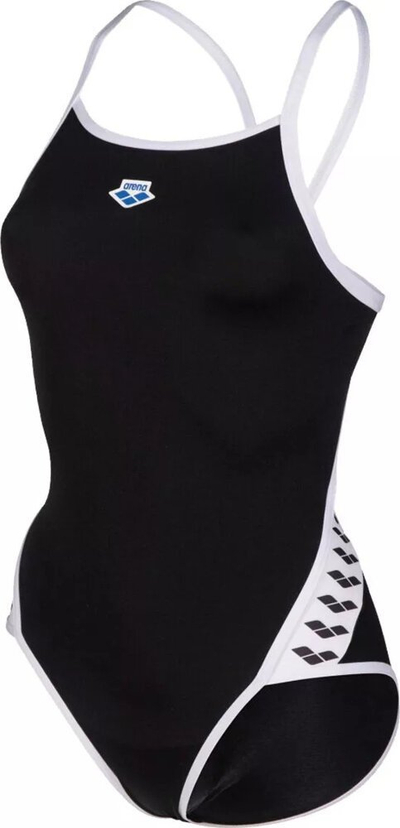 Едноделен костим за капење Arena Icons Super Fly Solid, MaxLife Eco, за жени, црн